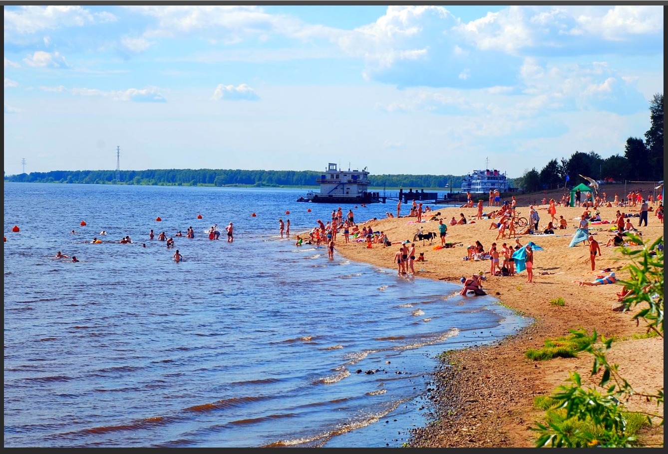ульяновск пляжи на волге